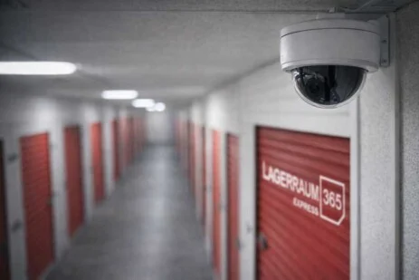 Kameraüberwachung ausserhalb der Lagerbox